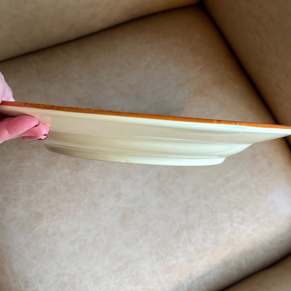 Pier 1 Umbrina Handpainted in Italy Earthenware Serving Platter 14 3/4" - Picture 2 of 5